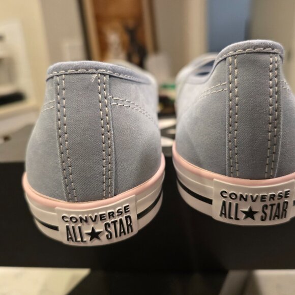 Woman's Shoes Converse Chuck Taylor All Star Dainty Mary Jane Ballet Blue Sz 9.5 - Picture 6 of 14